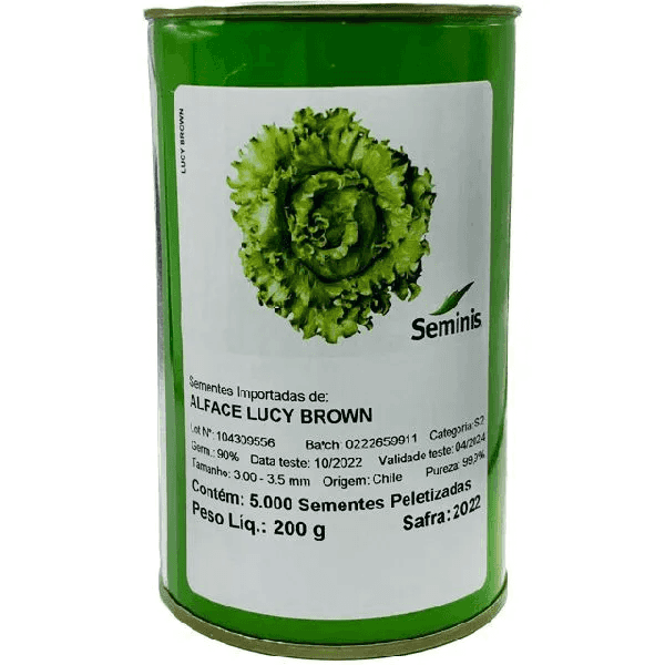 Semente de Alface Americana Lucy Brown 5.000 sementes Seminis